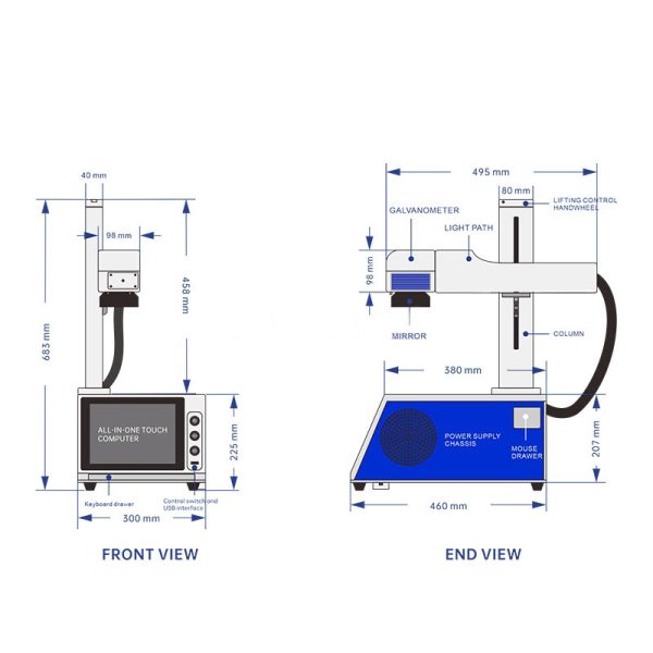 Portable Laser Marking Machine MZF-B-4